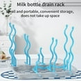 thumbnail image 4 of fastboy Dust Proof Bottle Rack With Lid Naturally Air Dry Without Storing Germ Water Droplets Not Randomly Blue light gray box, 4 of 6