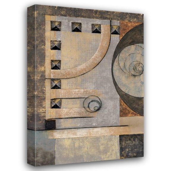 John Kime 13x18 Gallery Wrapped Canvas Wall Art Titled - Connect the Dots I