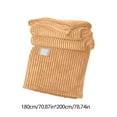 thumbnail image 3 of Manta de vellón suave y cálida para cama, sofá, viajes, material de poliéster, ligera y transpirable para todas las estaciones, cómoda para descansar y tomar una siesta., 3 of 6