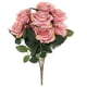 thumbnail image 5 of Seda Artificial Rosa Francesa Ramo De Flores De Floral Decoración para hogar Regalos Rosa oscuro, 5 of 9