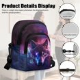 thumbnail image 5 of TSOVTHRID Wolf Butterfly Galaxy Print Crossbody Bags for Women Trendy Small Crossbody Wallet Cell Phone Shoulder Bag Purses for Women Travel Shopping, 5 of 7