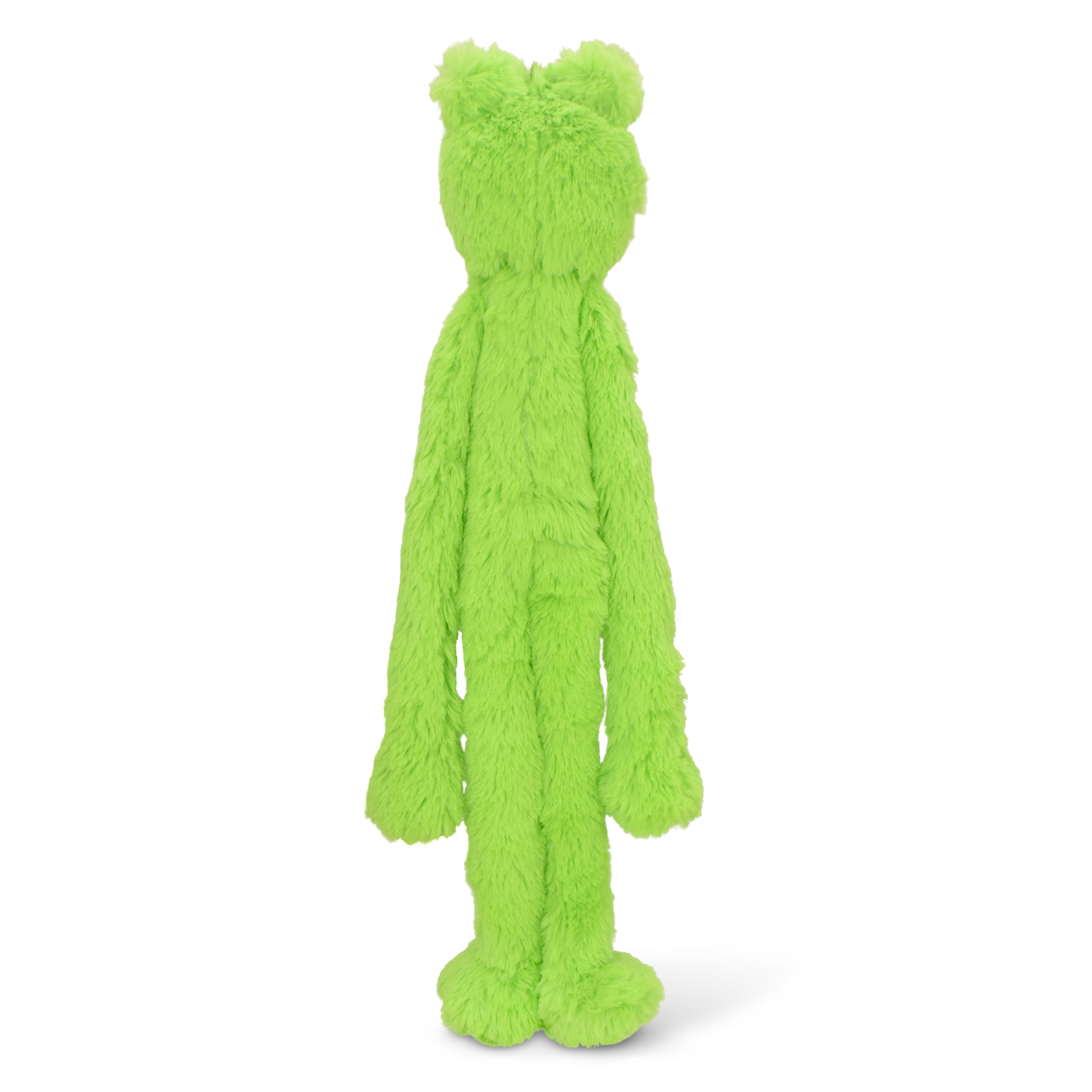 Multipet Swingin Slevin Frog, Plush Dog Toy, Green, 5 Squeak