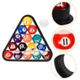 thumbnail image 4 of Miangastore 1 Ensemble de Jouets Balles de Billard en Résine Résistantes à l'Usure Mini Balles de Billard Mini Balles de Piscine en Résine avec Support de Billard, 4 of 9