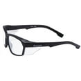thumbnail image 5 of ProtectX Super Light Safety Glasses, Voyager Clear Scratch Resistant Anti-Fog Lenses, Black Retro Frames, ANSI Z87.1 , UV Protection, Rubber Nose Pads, Temple Guards, 2 Pack, 5 of 7