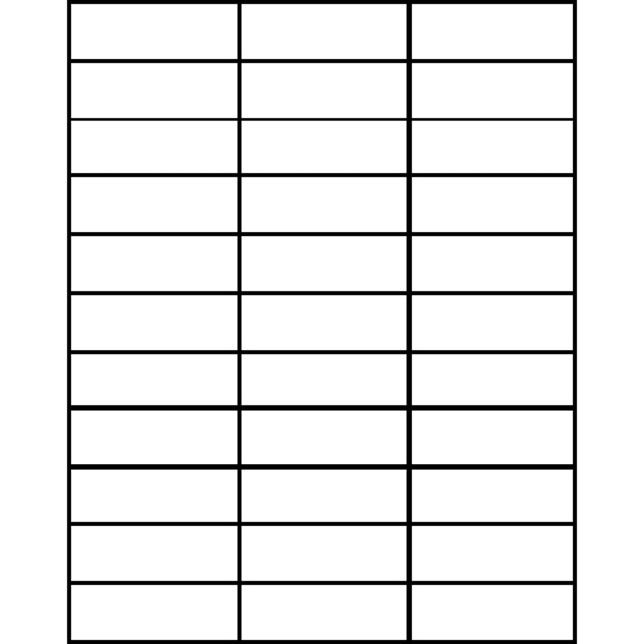 Business Source, BSN26131, Bright White Copier Labels, 3300 / Pack, White