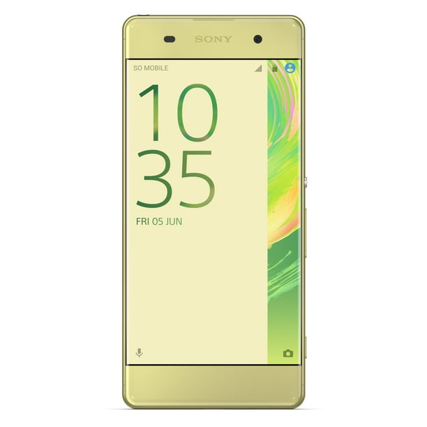 Spreek uit de jouwe moeilijk Sony Xperia XA F3113 16GB GSM Android v6.0 Phone - Lime Gold - Walmart.com
