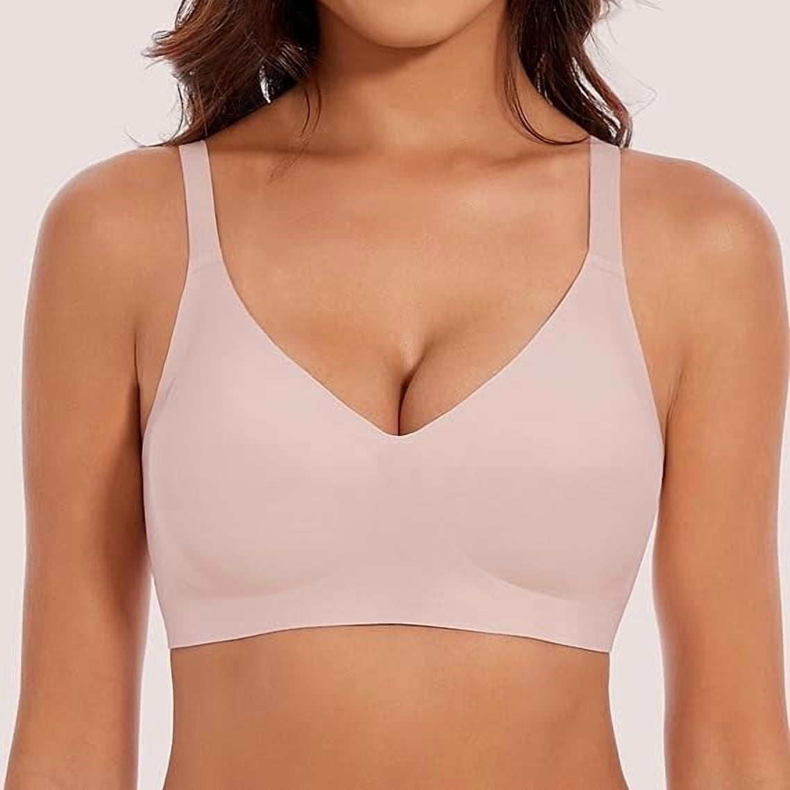 HBlife Bra for Women No Underwire Comfort Seamless Bras Push Up Wireless Bras Full Coverage Bralettes, Bra Extender