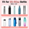 thumbnail image 4 of Cartoon Princess Water Bottle Sleeve Cup Carrier Bag For 16/20/24/30/32/40 OZ Insulted Tumbler Holder with Strap for Women Girl Hiking Camping, 4 of 6