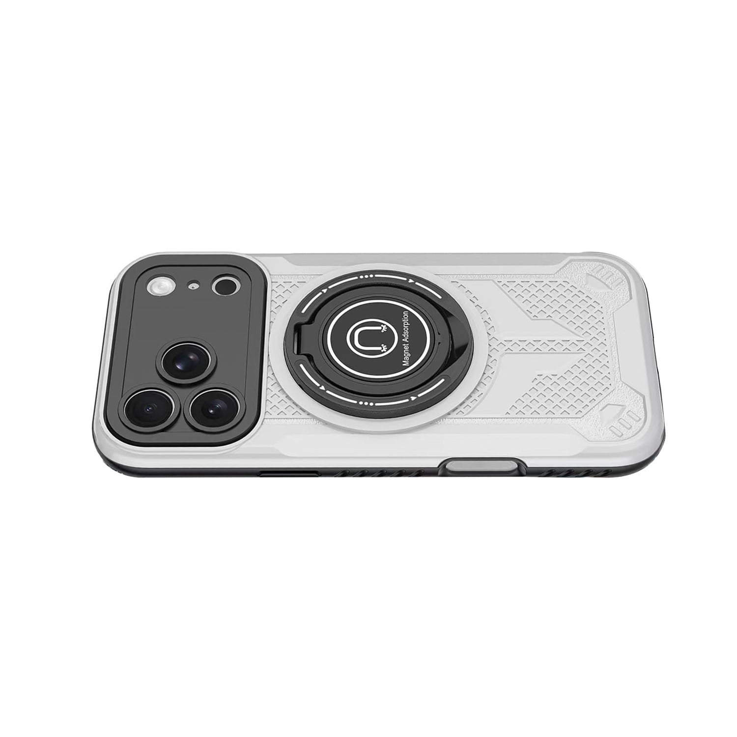 Heavy-Duty Loop Armor Case with MagSafe Support for iPhone 17 Pro - Gray