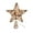 Gold-1A-home supplies, variant on LEFTHIGH Home 3D Christmas Tree Topper Star LED Light Ornament Wrought Iron Five-Pointed Star with Glittering Ribbon for Tree Top 30x25cm Gold Multicolor Christmas Ornaments