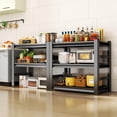 thumbnail image 5 of Kitchen Shelves 5 Tier Adjustable Storage Shelves Easy Assembly Pantry Shelf Metal Shelving Unit Utility Shelf Storage Organizer Rack for Kitchen, Garage, Basement, Pantry 3000LBS, 5 of 12