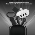 thumbnail image 2 of VR Protection Set for Meta Quest 3 - Dustproof Helmet Storage Cover and Silicone Protective Covers for Game Controllers, 2 of 8