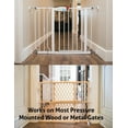 thumbnail image 4 of Wall Nanny Mini 4-Pack Baby Gate Wall Protectors, White – Small Wall Savers for Pet, Dog & Child Safety Gates, 4 of 12