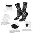 thumbnail image 3 of KLL Snake Print Cool Socks Men's Women's Crew Socks Funny Crazy Novelty Stockings, 3 of 6