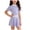 Purple, variant on Quealent Girls Swimsuit Girls One Piece Skirted Swimsuit Short Sleeve Floral Rash Guard Bathing Suit Swim Dress Swimwear (Purple, 5-6 Years)