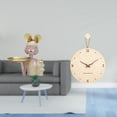 thumbnail image 2 of Estatua con bandeja para guardar llaves,Estatua de niña con bandeja para guardar llaves coleccionable,Reloj de pared,Reloj de pared decorativo para sala de estar,silencioso,Reloj de pared de, 2 of 8