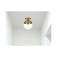 thumbnail image 2 of Living District Eclipse 10" Flush Mount Clear Shade In Chrome, 2 of 9