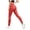 Red, variant on TTUHYWXI Women's Leggings Seamless Butt Lifting Train Control Sculpting Leggings (Green,2XL)