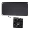 thumbnail image 4 of Ventilador con panel solar ventilador de escape solar impermeable de 10 W circulación de aire red de doble protección para casa de mascotas ANGGREK Otros, 4 of 8