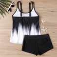 thumbnail image 5 of Women's Plus Size Bikini Set Printed Camisole Two Piece Sexy Swimsuit for Beach Vacation Summer,White,5XL, 5 of 6