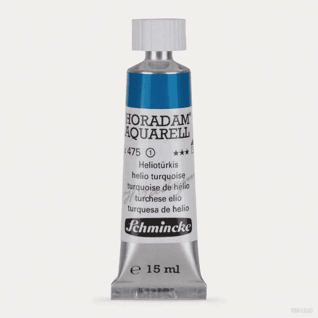 Schmincke - Acuarelas Horadam Aquarell, Tubo de 15ml, Pigmentos Vibrantes Premium para Adultos, Artistas y Aficionados, Serie 475