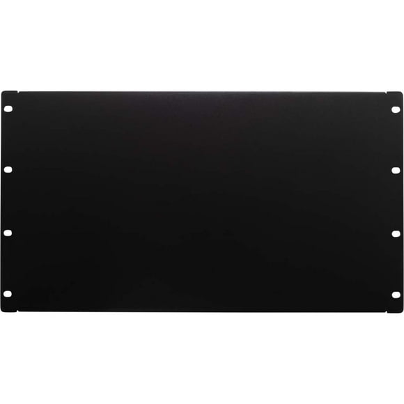 Navepoint 6U Blank Rack Mount Panel Spacer for 19-Inch Server Network Rack Enclosure Or Cabinet Black