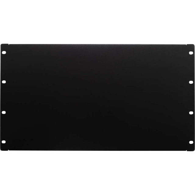 Navepoint 6U Blank Rack Mount Panel Spacer for 19-Inch Server Network Rack Enclosure Or Cabinet Black