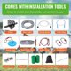 thumbnail image 2 of Kit de tirolina SKYSHALO de 160 pies con capacidad de hasta 500 lb para niños y adultos, carritos para holgazanes, tirolina, 2 of 8