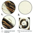 thumbnail image 3 of Designart Gold Glamour Circle 1 II Canvas Wall Art, 3 of 5