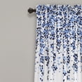 thumbnail image 2 of Lush Decor Weeping Flowers Curtains Navy and Blue Room Darkening Window Panel Set (Pair), 84" X 52", 2 of 2