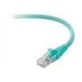 thumbnail image 2 of Belkin 10G - Patch cable - RJ-45 (M) to RJ-45 (M) - 5 ft - CAT 6a - molded, snagless, stranded - aqua, 2 of 2