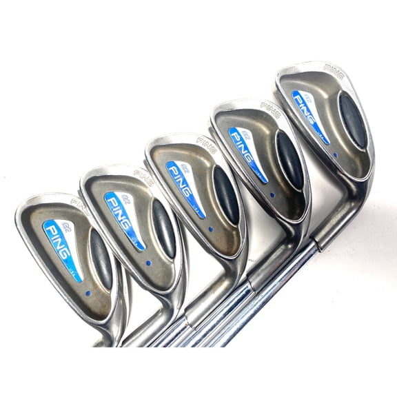 Pre-Owned Ping G2 Iron Set 6-PW Blue Dot 1* Up Stiff Steel Mens RH