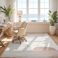 thumbnail image 3 of Design&I 4'x6' Washable Area Rug Beige Neutral Abstract Watercolor Gradient Contemporary Large for Home Office, Under Desk, Snag-Free Skid-Resistant Medium, 3 of 7