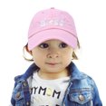 thumbnail image 3 of DALIX I'm The Boss Baby Hat Infant Baseball Cap for Baby Girls and Boys in Light Pink, 3 of 7