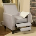 thumbnail image 5 of Noble House The Darvis Upholstered Contemporary Fabric Recliner in Smoky Gray, 5 of 11