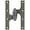 Antique Nickel, variant on Deltana OK6040B3-L 6" X 4" Solid Brass Left Hand Olive Knuckle Hinge - Brass