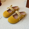 thumbnail image 2 of Mepaouo Kids Suede Clogs Toddlers Boys Girls Pearl Dress Shoes Slip on Mules Flat Mary Jane, 2 of 8