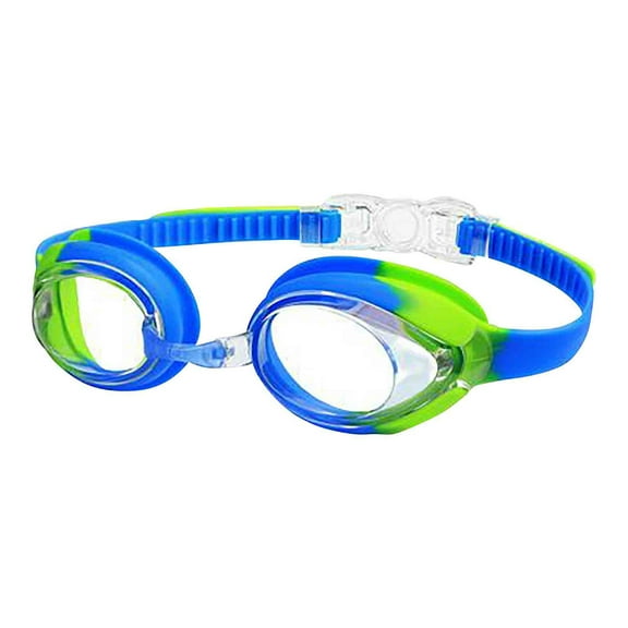 Nkmbld HD No-leak Swimming Goggles, Crystal Clear Vision with Soft Silicone Seal for Adults, Teens, Boys and Girls, Green