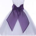 thumbnail image 1 of Purple Organza Sash Wide Sash for Special Occasion Wedding Decoration Supplies DIY Sash Plain Sash L, 1 of 1