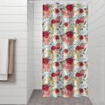 thumbnail image 2 of Pioneer Flower Floral Print Pattern Shower Curtain 36"x72" ,Bathroom Decorative Shower Curtains Set with 12 Hooks,Modern Waterproof Washable Shower Curtain, 2 of 6
