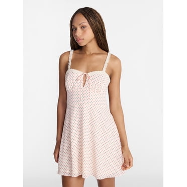 No Boundaries Polka Dot Dress, Women's XXS-XXL
