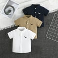 thumbnail image 2 of THDHVS Boys Shirts,Shirts for Boys,Baby Boys Multipack Short Sleeve Pique Polos Multicolor 9-12 Months, 2 of 7