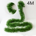 thumbnail image 2 of 2M 4M Green Grass Garland Christmas Party Decoration Bar Tops Ribbon Garland Christmas Tree Cane Tinsel for Xmas Party Supplies, 2 of 4
