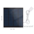 thumbnail image 4 of Mistaha 1.5W 6V Portable Solar Charger Waterproof Solar Panel Charger for Camping with USB Interface, 4 of 8