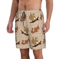 thumbnail image 2 of Vsdgher Squirrel nut backgrounds Men's Beach Shorts, Surfing shorts, Swim trunks, Quick Dry Swim Trunks for Surfing Beach Fun -Small, 2 of 6
