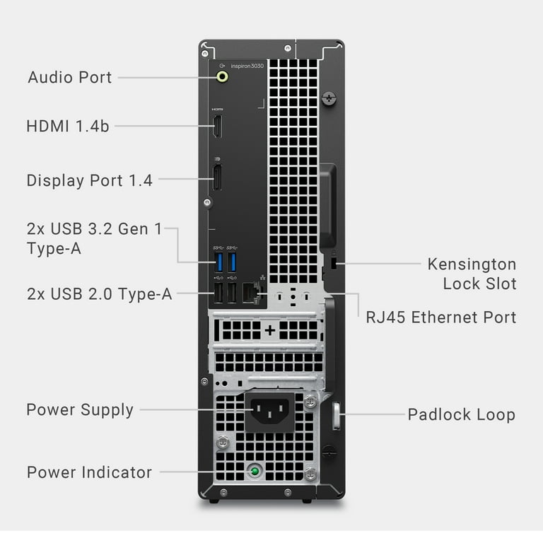Dell Inspiron Small Desktop 3030S Intel Core i5 14400 16GB Dell Inspiron Small Desktop 3030S Intel Core i5 14400 16GB