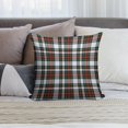 thumbnail image 6 of Tartan Plaid Soft Plush Throw Pillow Covers 20"x20" Decorative Cushion Cases with Hidden Zipper for Sofa Couch Bed Living Room, Pillow Cover Only Made in USA, 6 of 6