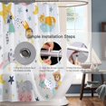thumbnail image 3 of Cute Animal Shower Curtain for Bathroom,Children''s Playground Shower Curtains Set with 12 Hooks,Kids Bath Curtain 72x72in,Waterproof Fabric, 3 of 6