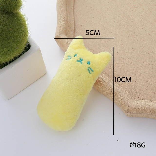 Jouet pour Chat à expression du Pouce, Jouet en Peluche en Papier avec Sifflet, Herbe à Chat, Herbe à Chat Résistante aux Morsures, Jouet pour Animal de Compagnie, Fournitures pour Chat