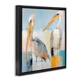 thumbnail image 3 of Stupell Industries Modern Pelicans Abstract Pattern Black Floating Frame Canvas Art, 18 x 18, by Irena Orlov, 3 of 8